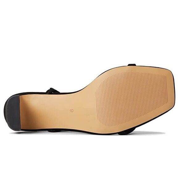 Faryl by Farylrobin Analisa Sandals Women's US 12 Black Suede Block Heel ZPO1827 - Picture 3 of 12